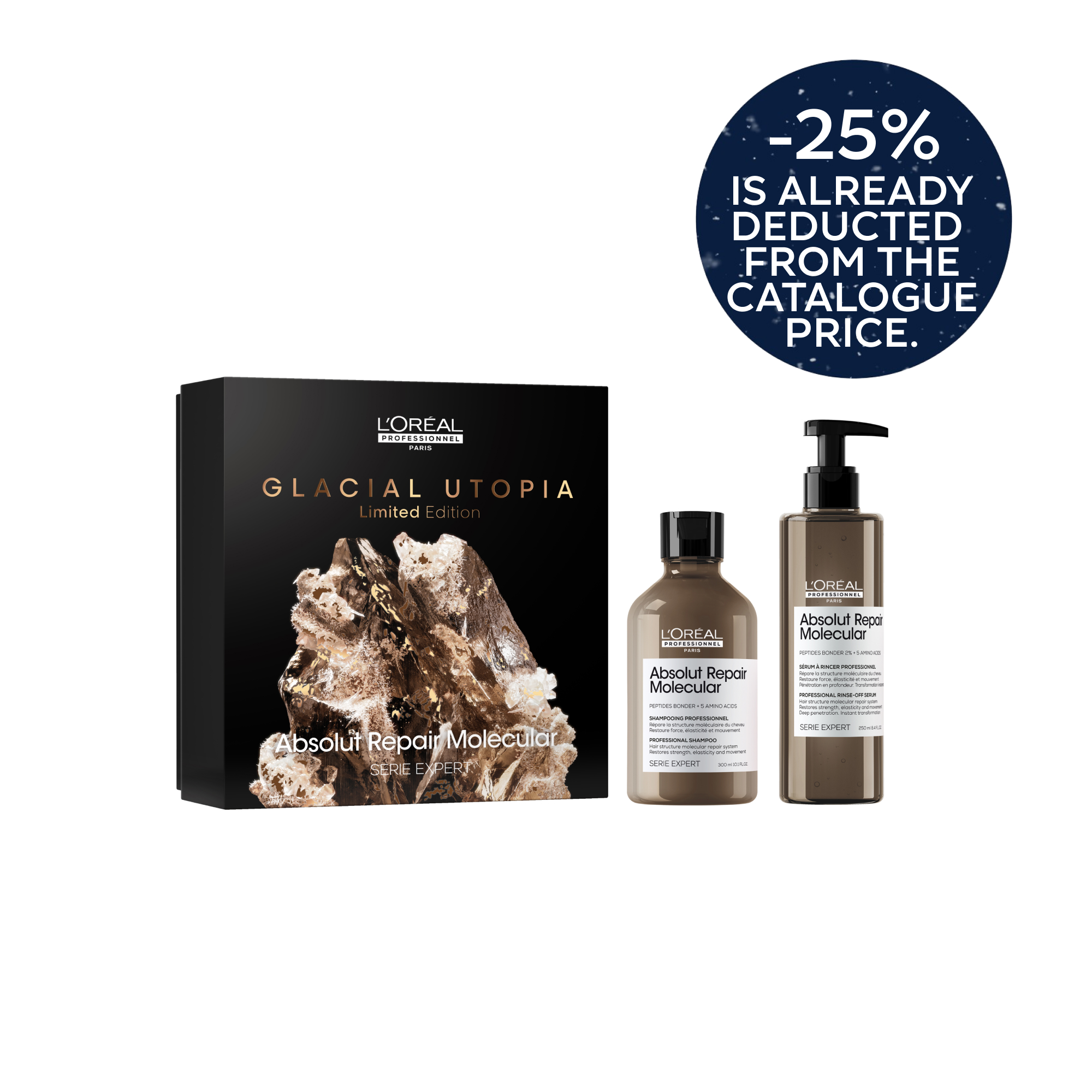 Absolut Repair Molecular DUO Set 2024 for damaged hair
