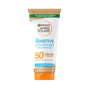Garnier Ambre Solaire Sensitive Advanced Hypoallergenic Face & Body Sun Protection Lotion SPF50+ for sensitive skin 175 ml