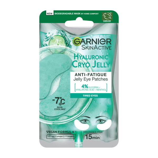 Garnier SkinActive Hyaluronic Cryo Jelly Eye Patches for tired eyes 6 g