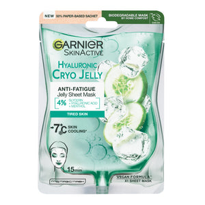 Garnier SkinActive Hyaluronic Cryo Jelly Face Sheet Mask for tired skin 27 g