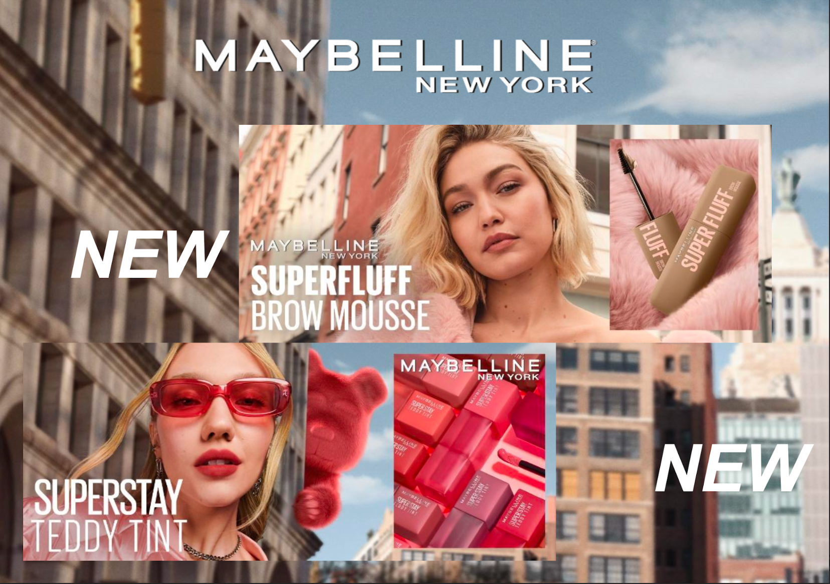 Maybelline Teddy Tint & Super Fluff