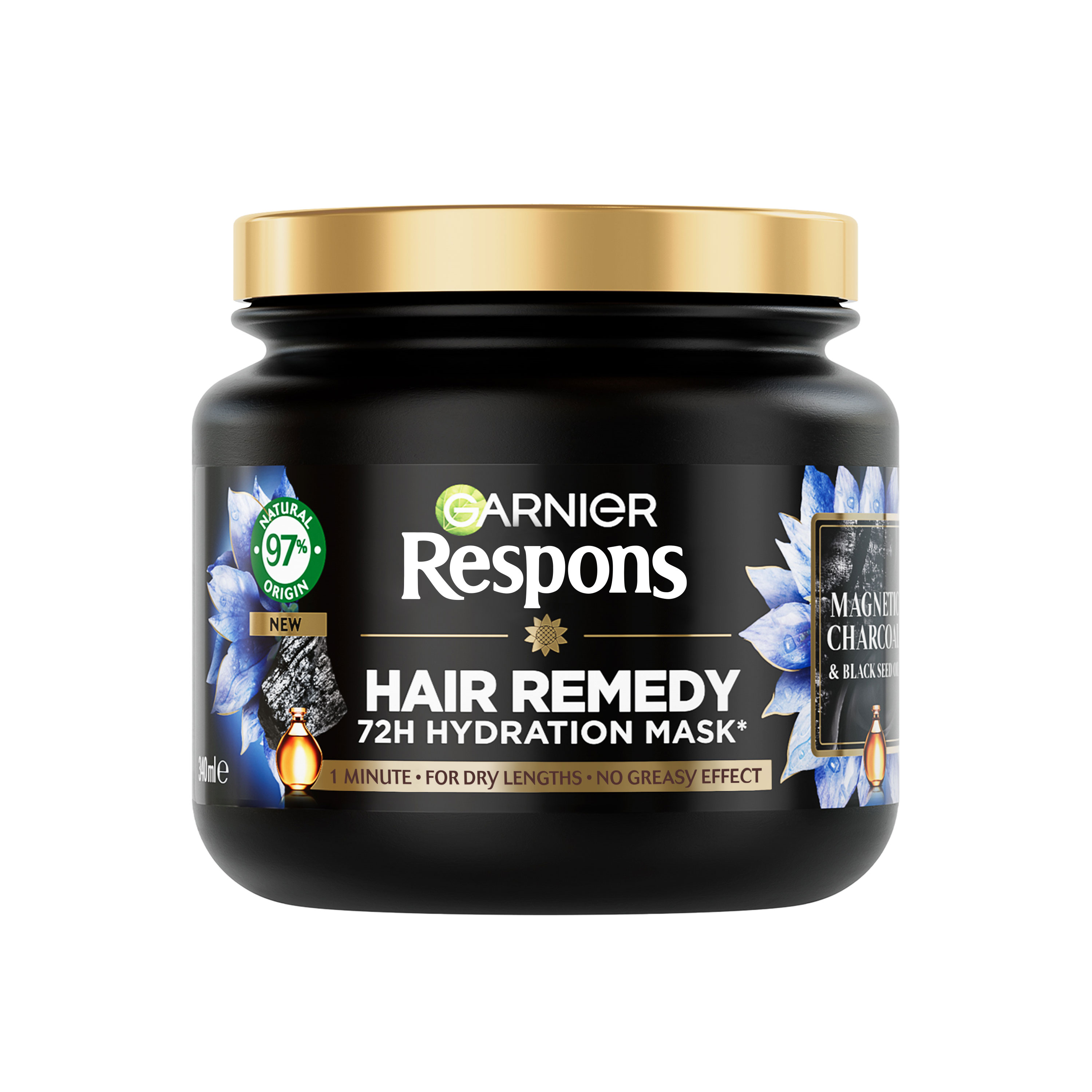 Respons Magnetic Charcoal Hair Remedy Hair Mask